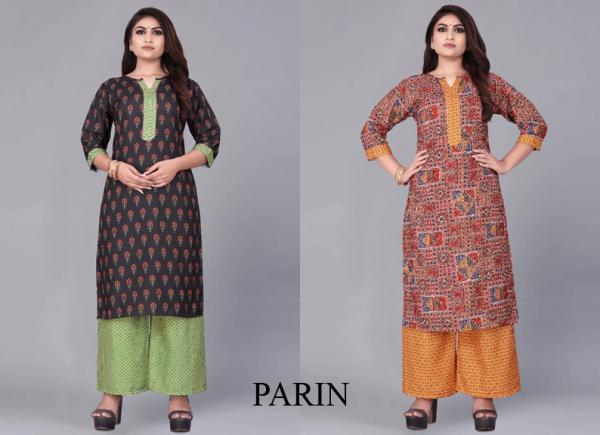 Parin Rayon Premium Exclusive Designer Kurti Pant Collection